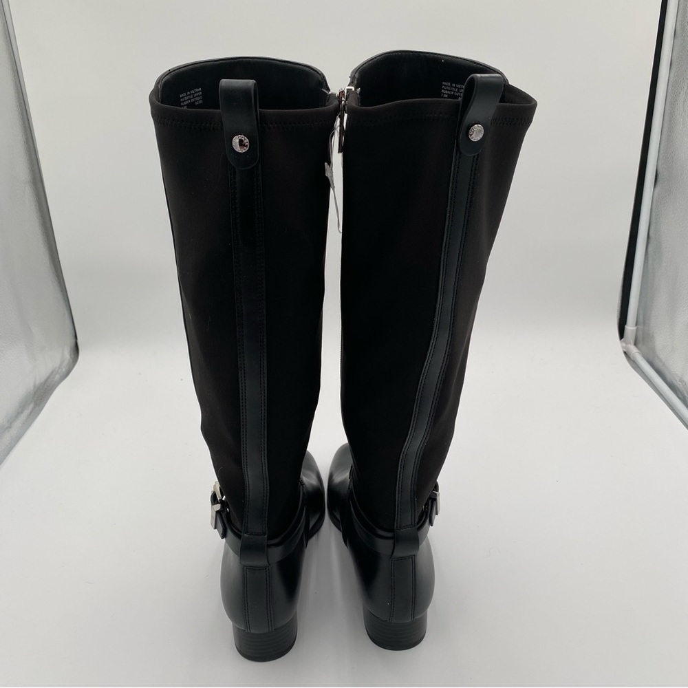 Michael Kors Arley Tall Black Leather Knee High Riding Boots Boot Shoes (NWOT)‎ - Picture 3 of 7
